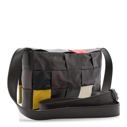 Maxi Calfskin Crossbody Bag - Brown