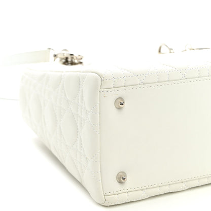 Medium Lambskin Handbag - White