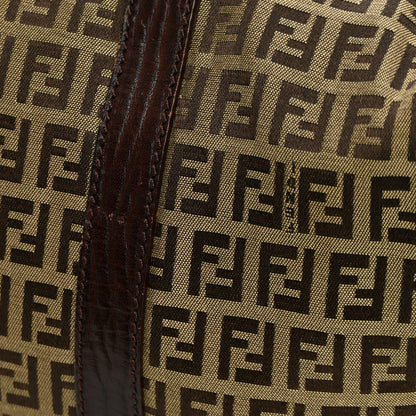Zucchino Vitello Boston Mogano Panna Bru Handbag