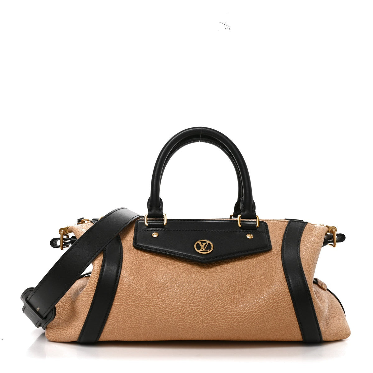 Lambskin Handbag - Beige