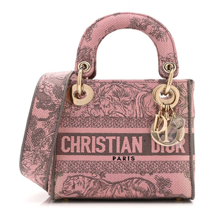 Mini Canvas Handbag - Red