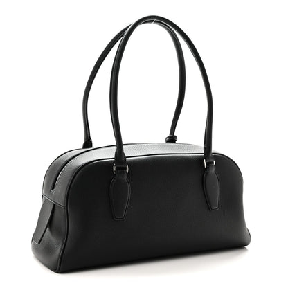 Calfskin Handbag - Black