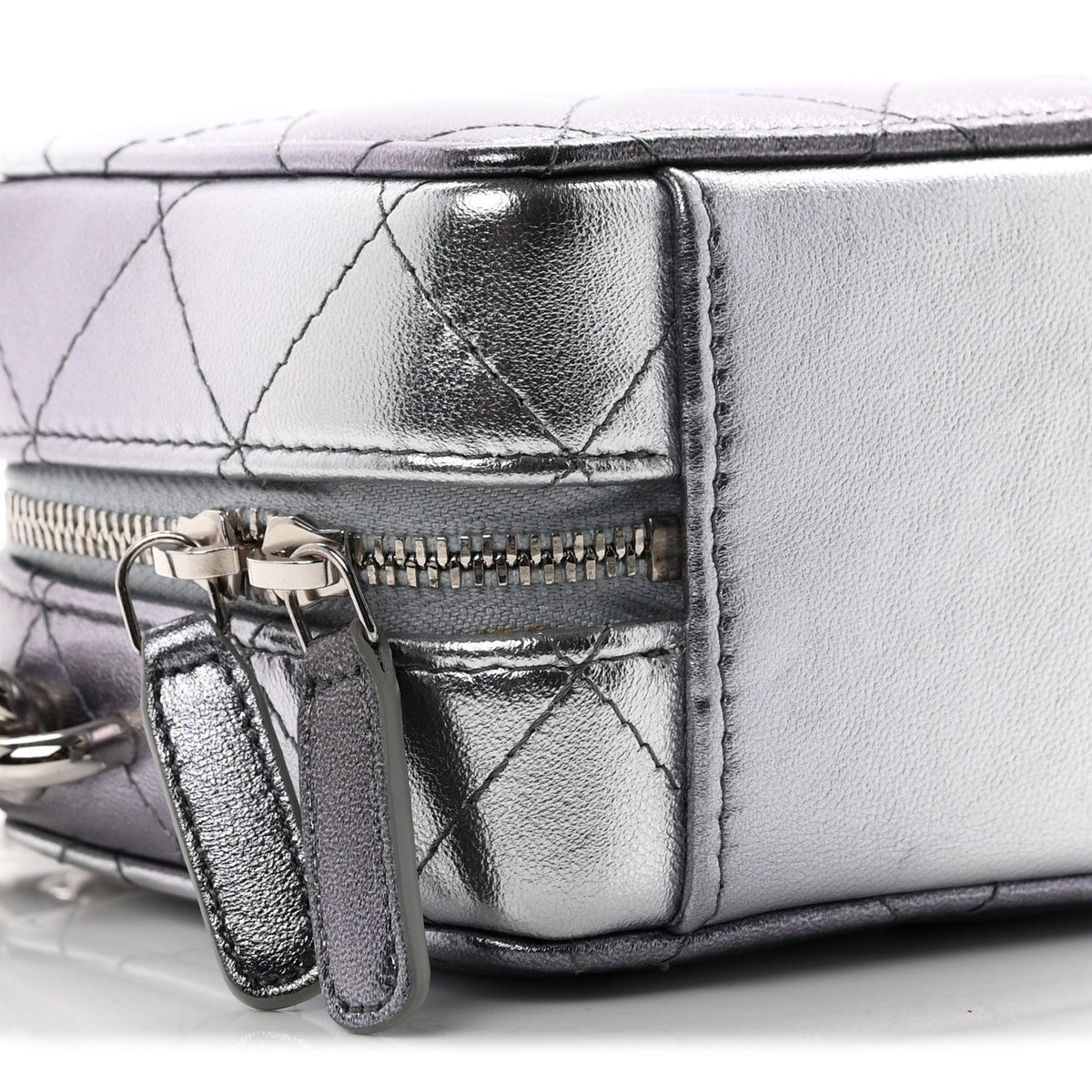 Quilted Lambskin Clutch Bag - Black