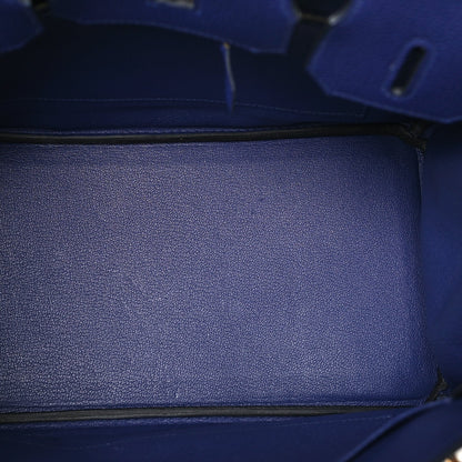 Togo Birkin 30 Bleu Encre Handbag