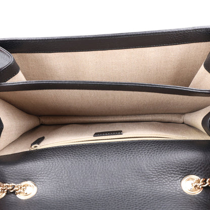 Calfskin Shoulder Bag - Black