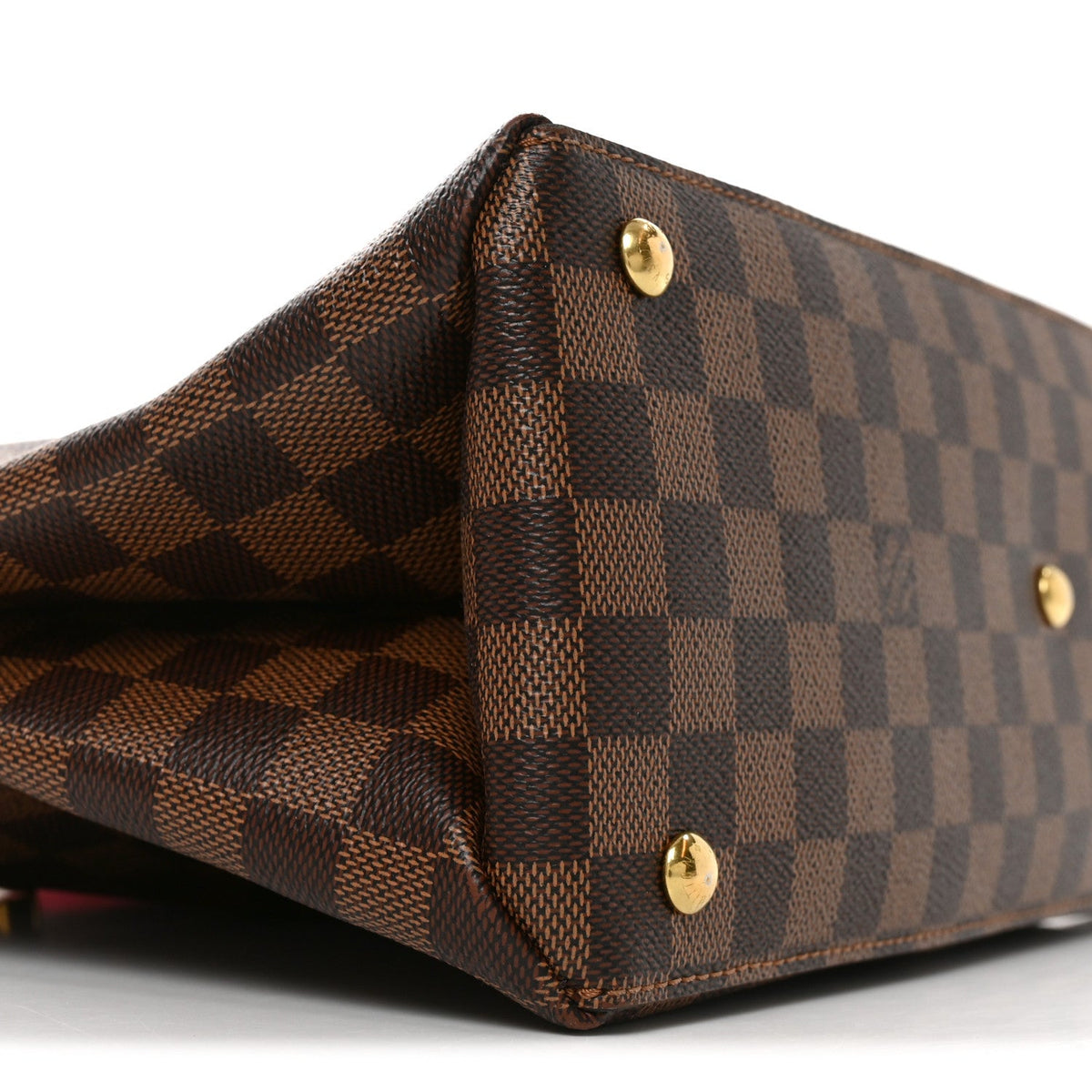 Damier Ebene Lv Riverside Lie De Vin Handbag