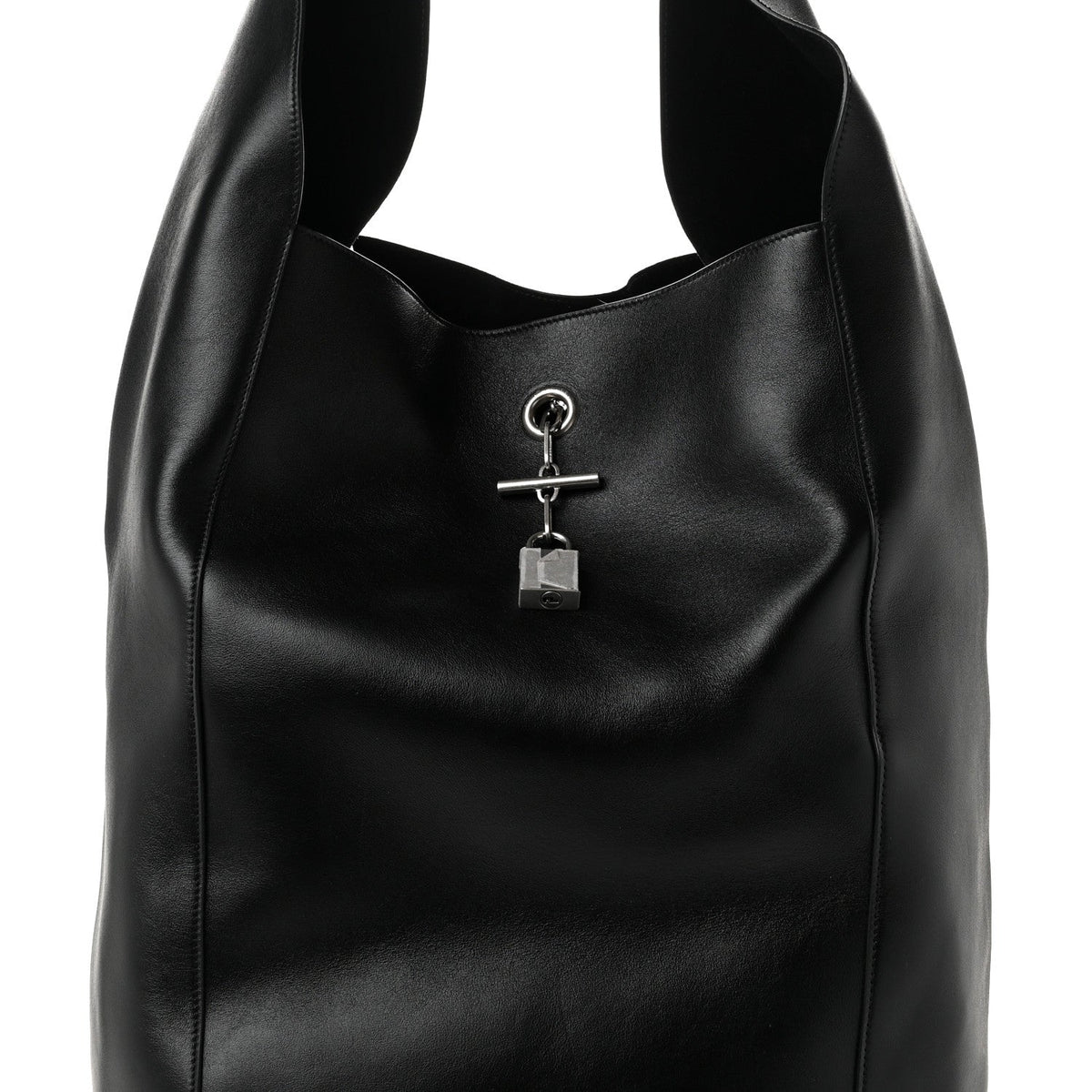 Large Calfskin Hobo Bag - Tan
