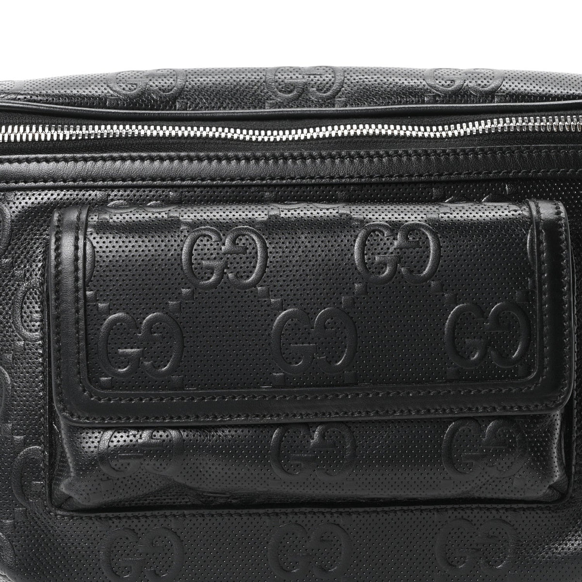 Calfskin Belt Bag - Black