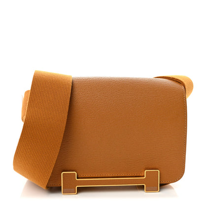Chevre Mysore Geta Caramel Handbag