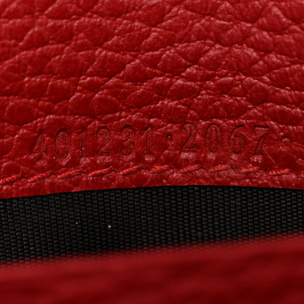 Mini Calfskin Wallet Bag - Red