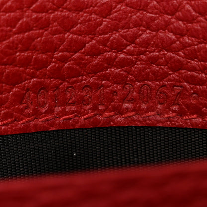 Mini Calfskin Wallet Bag - Red