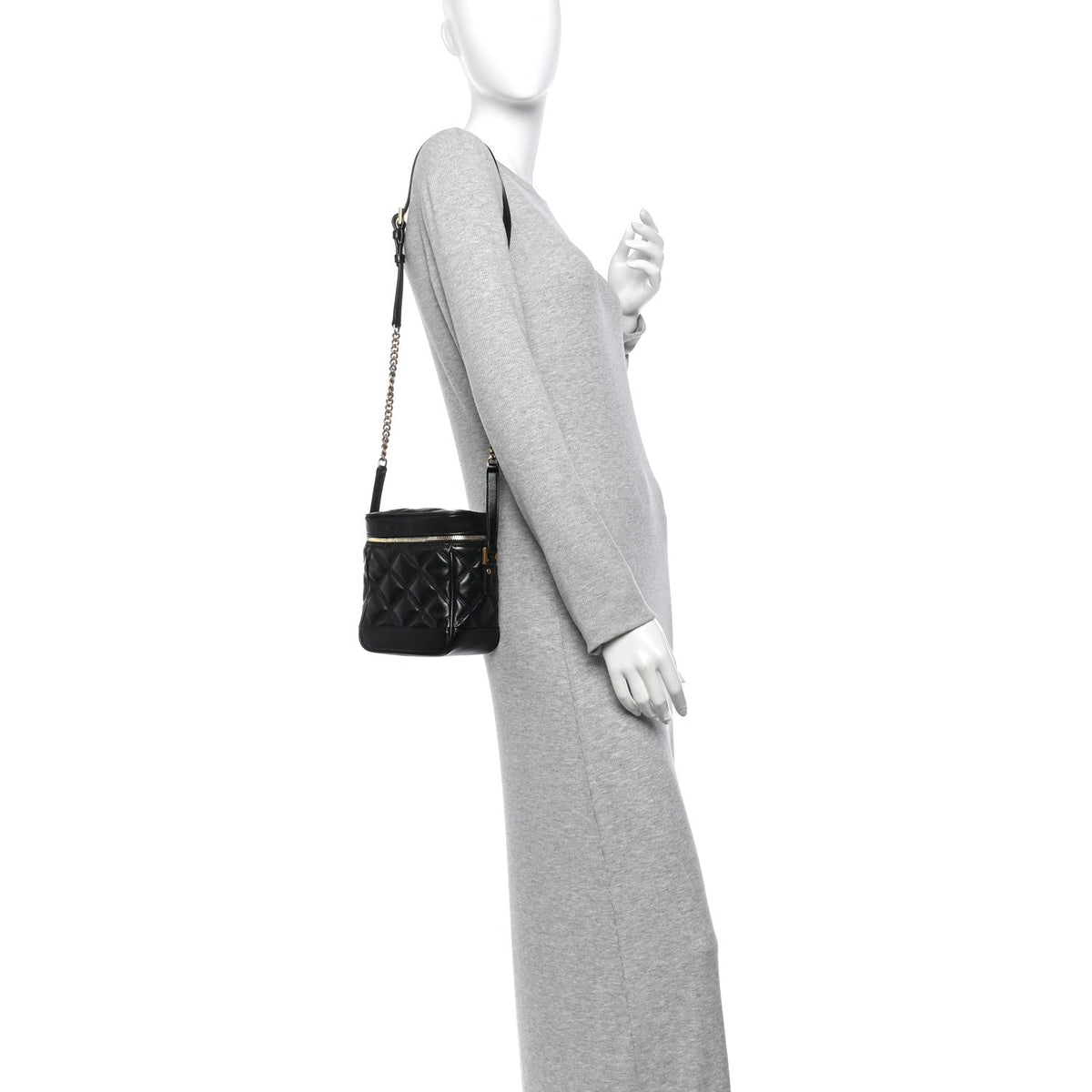 Quilted Handbag - Black