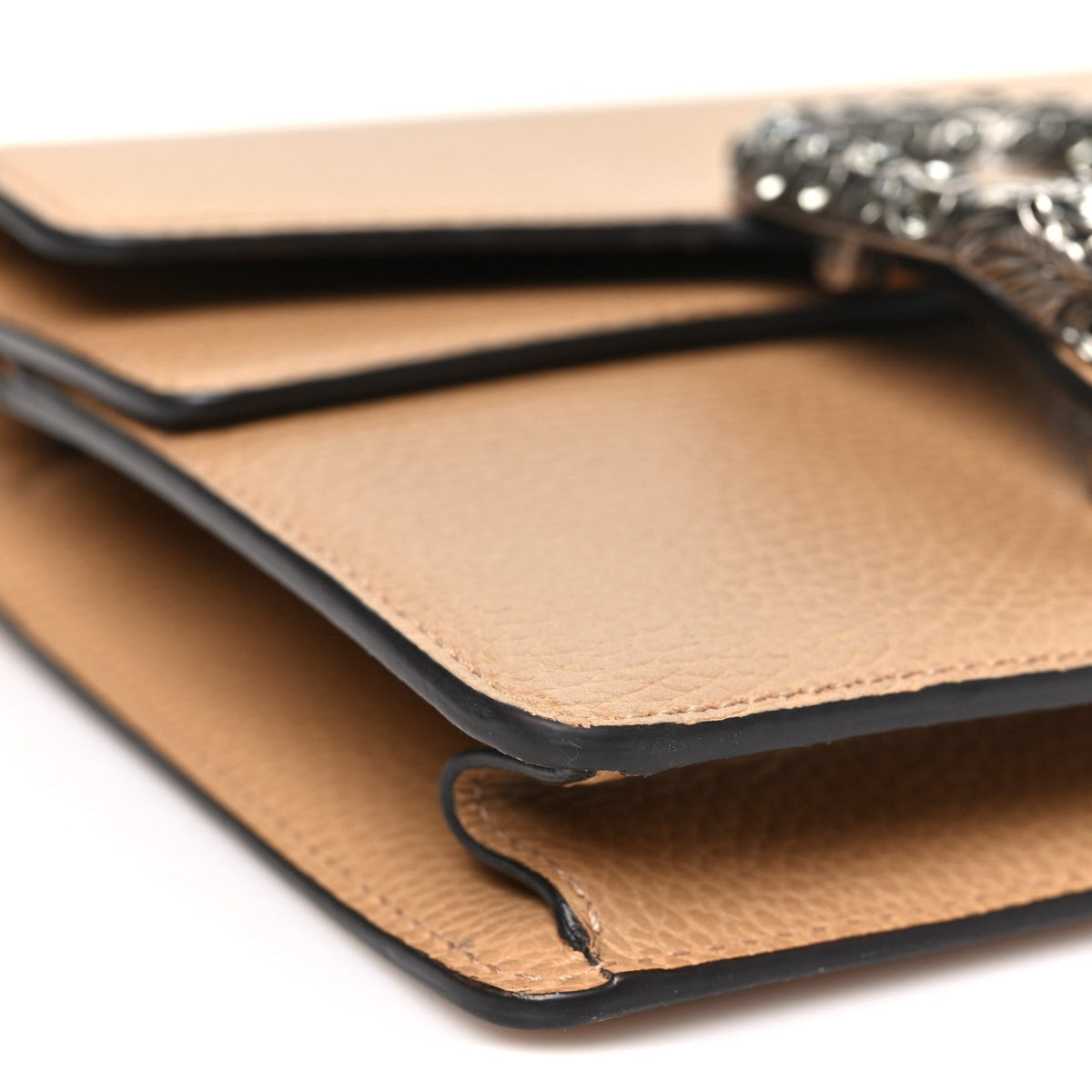Mini Calfskin Shoulder Bag - Natural
