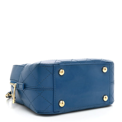 Calfskin Handbag - Blue