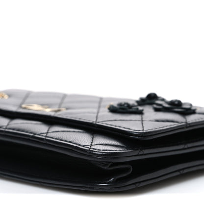 Lambskin Wallet Bag - Black
