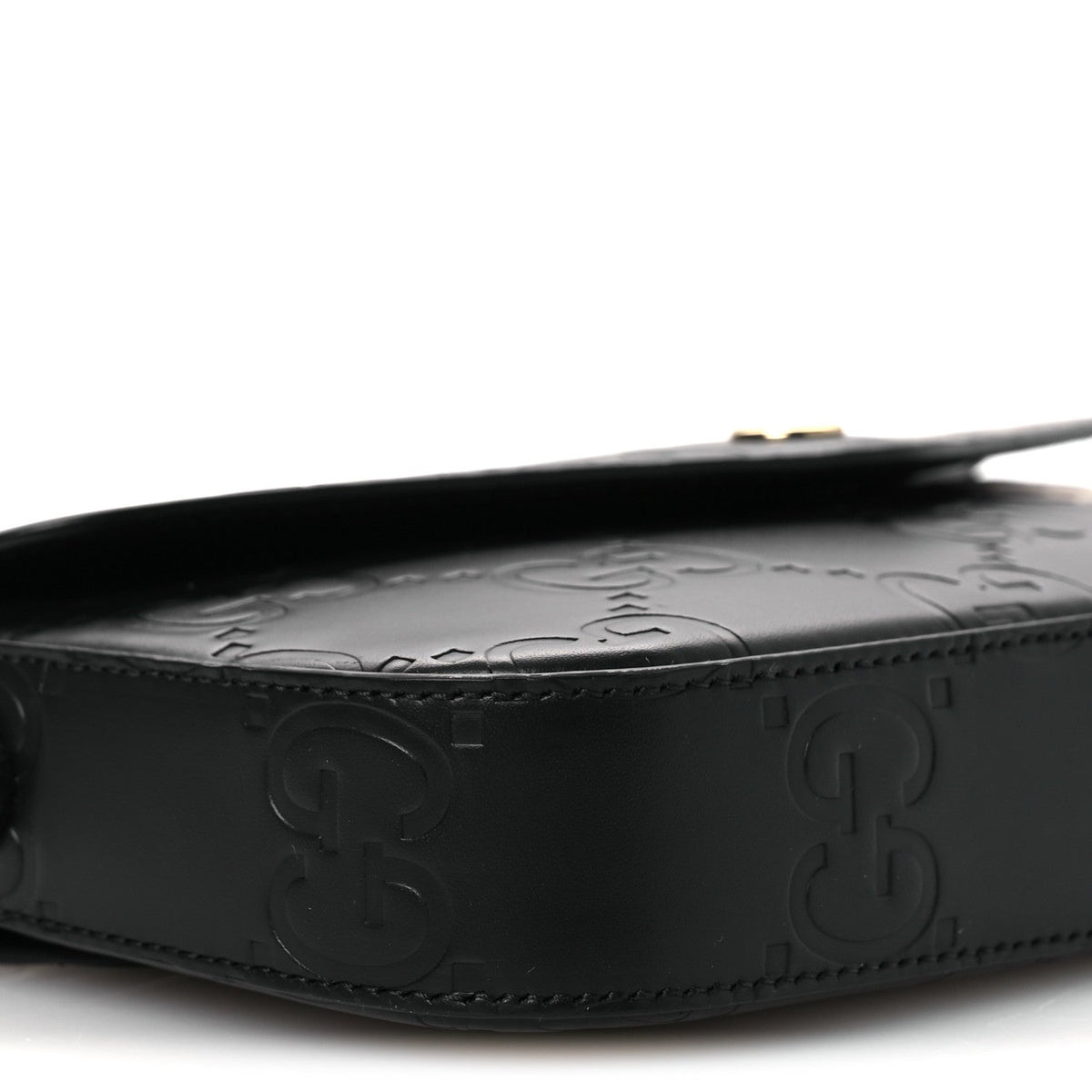 Mini Calfskin Shoulder Bag - Black