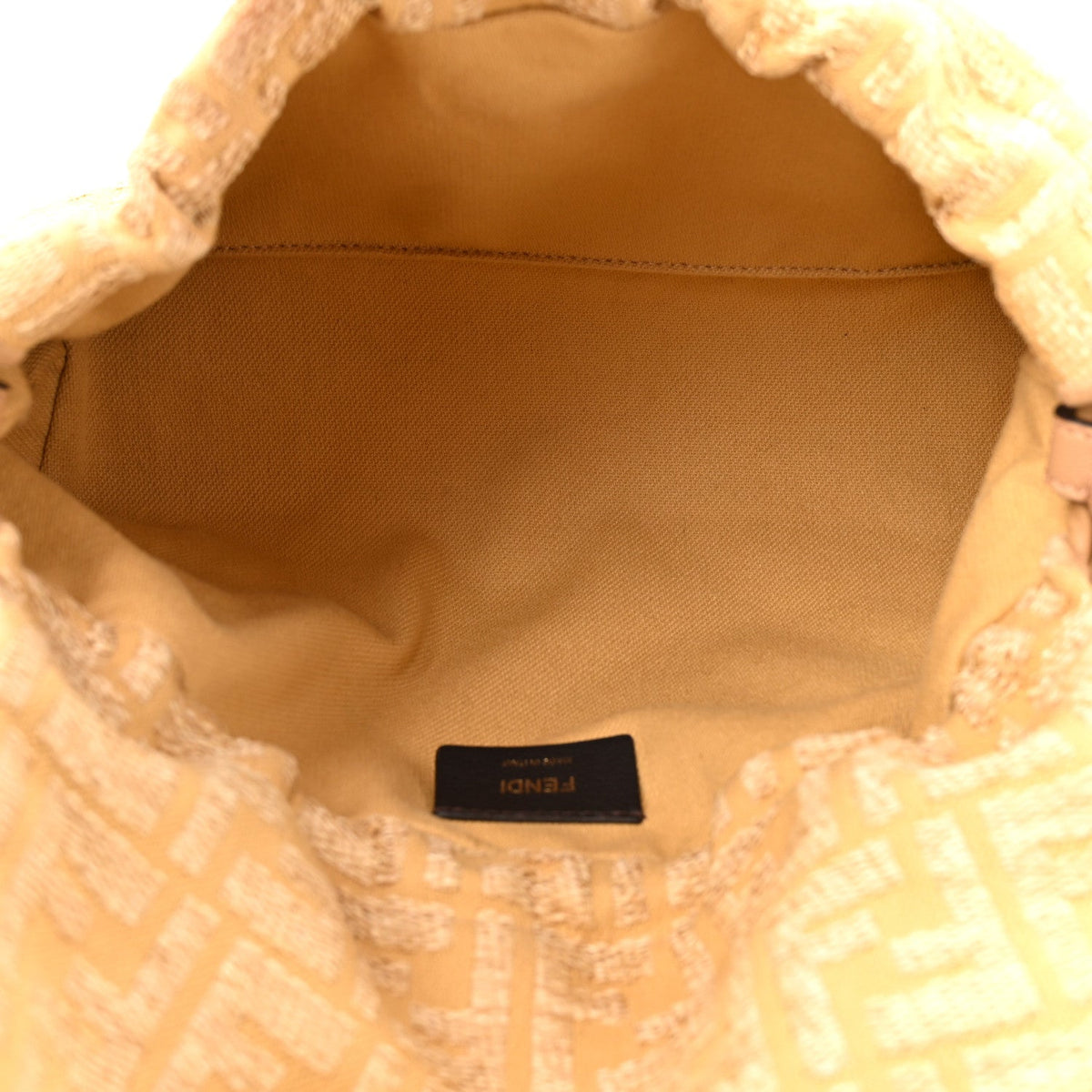 Medium Fabric Handbag - Beige