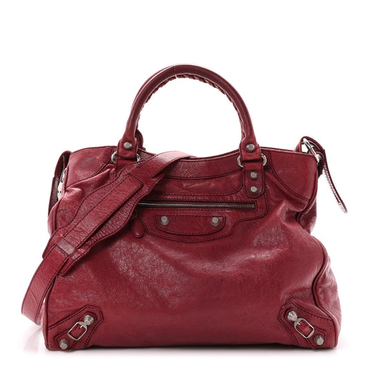 Agneau Giant 12 Silver Hardware Velo Cas Handbag