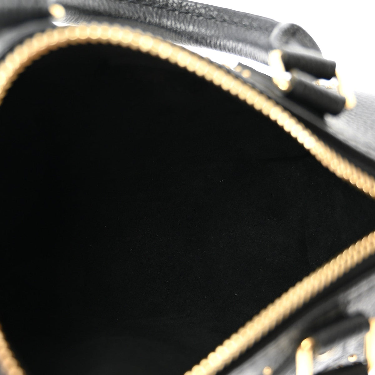 Nano Calfskin Handbag - Black