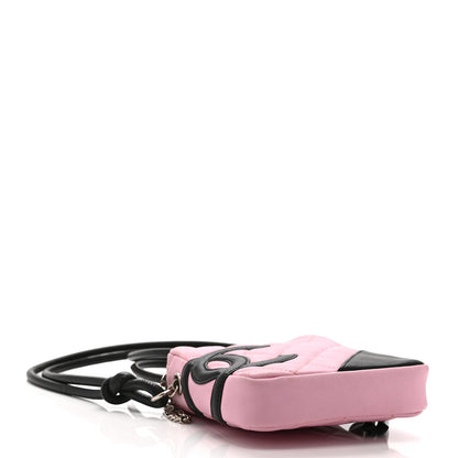 Small Quilted Calfskin Handbag - Pink