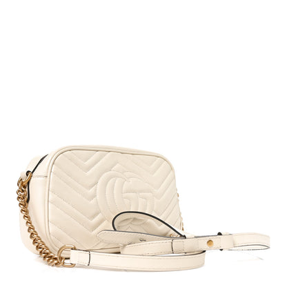 Small Calfskin Shoulder Bag - White