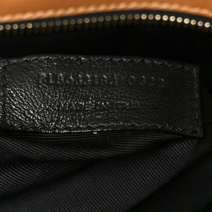Medium Suede Satchel Bag - Blue