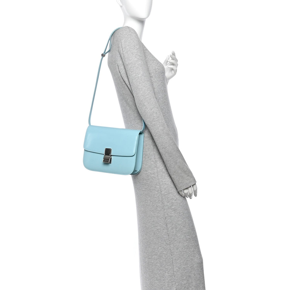 Medium Calfskin Flap Shoulder Bag