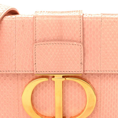 Snakeskin 30 Montaigne Box Bag Rose Clai Handbag