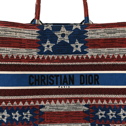 Large Canvas Tote Bag - Red