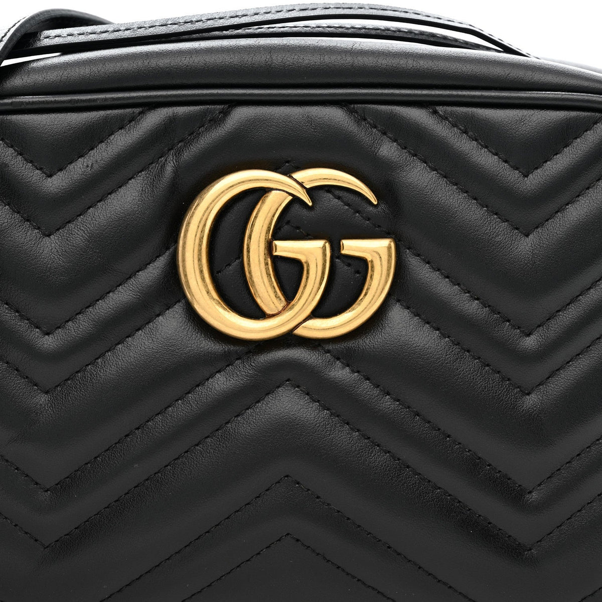 Small Calfskin Shoulder Bag - Black
