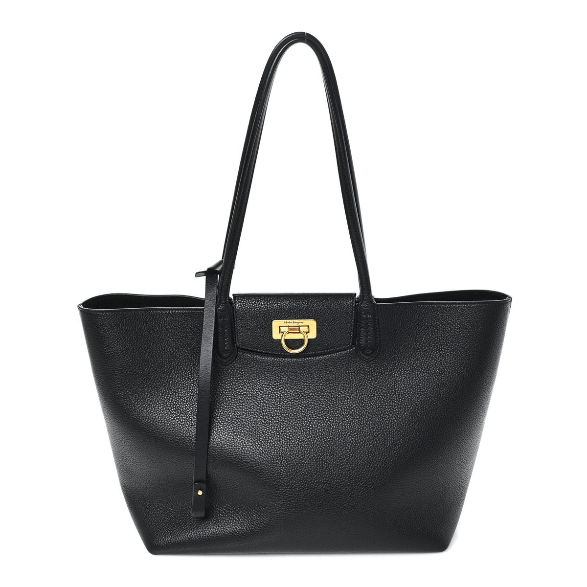 Calfskin Tote Bag - Black