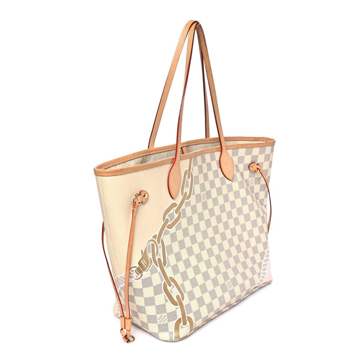 Damier Azur Nautical Neverfull Mm Handbag