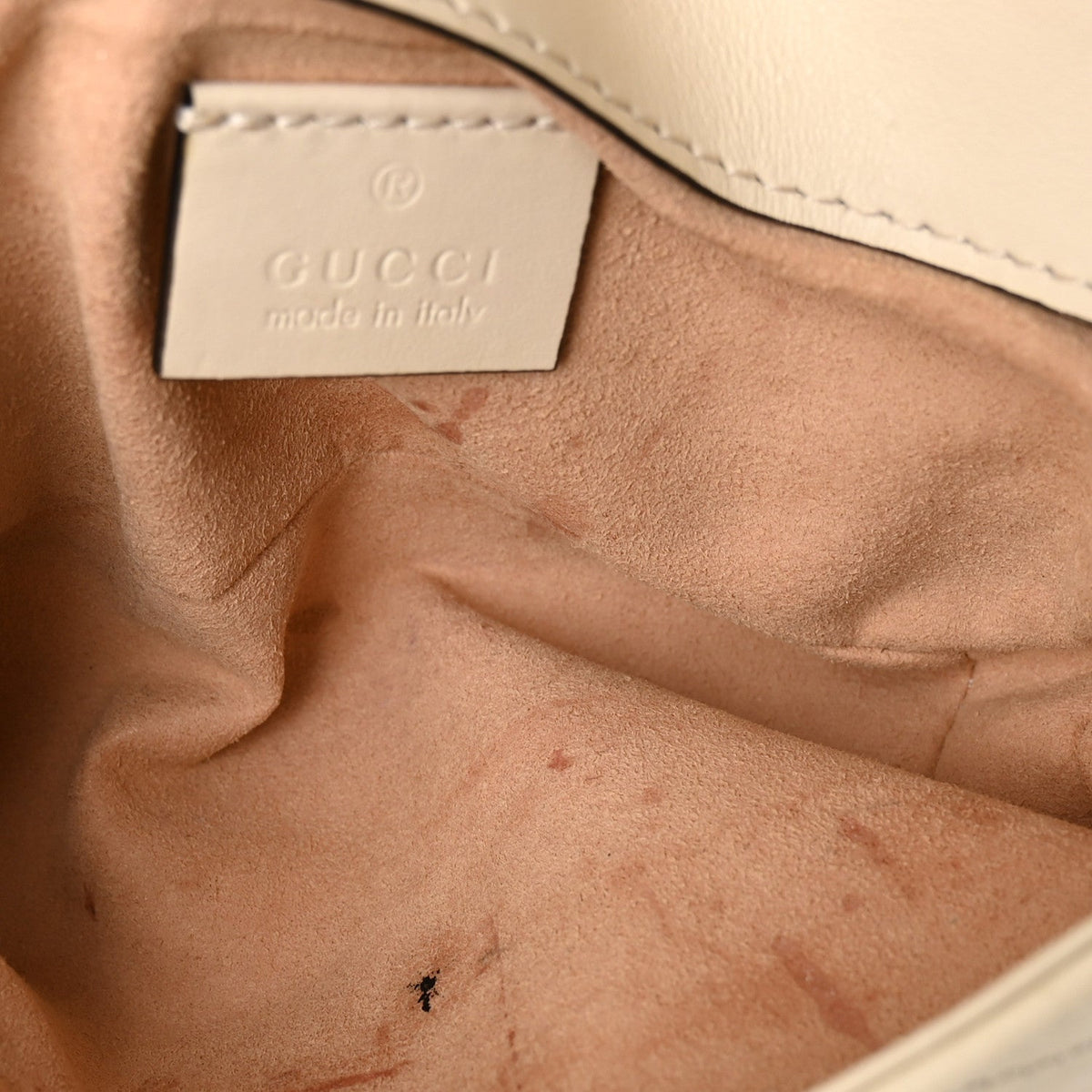 Mini Calfskin Shoulder Bag - White