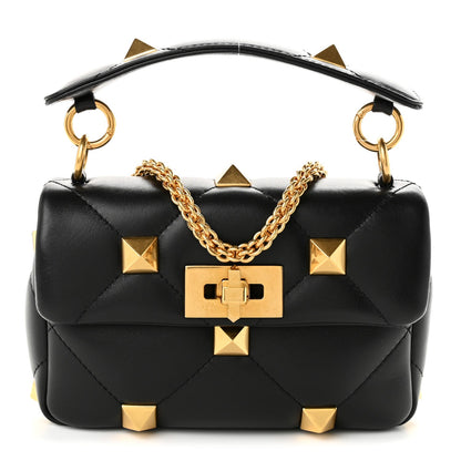 Small Nappa Shoulder Bag - Black