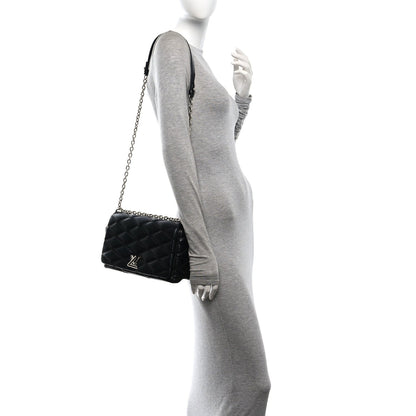 Lambskin Handbag - Black