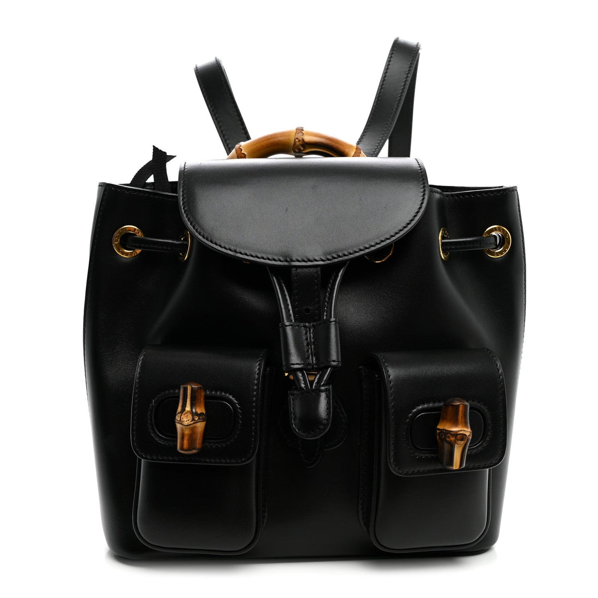 Calfskin Backpack - Black
