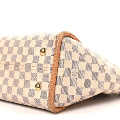 Damier Azur Propriano Rose Ballerine Handbag