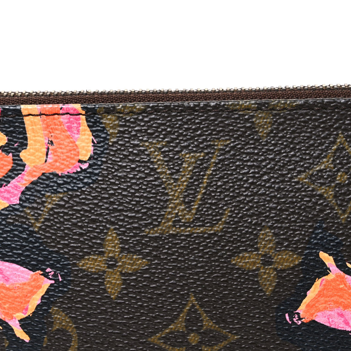 Monogram Roses Pochette Accessories Handbag