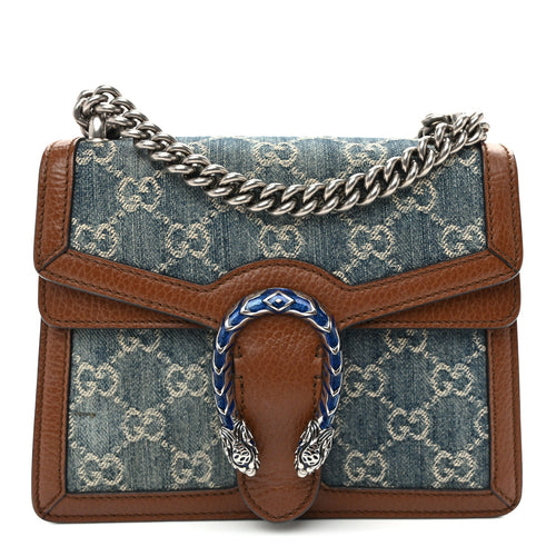 Mini Calfskin Shoulder Bag - Blue