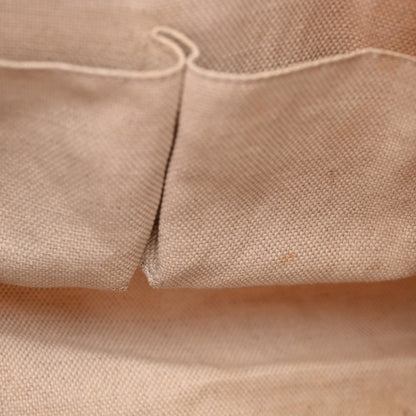 Medium Calfskin Canvas Shoulder Bag - White