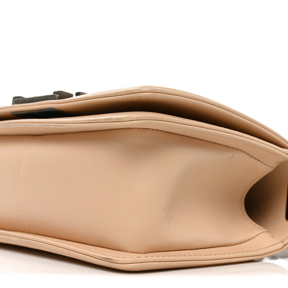 Small Calfskin Flap Shoulder Bag - Pink