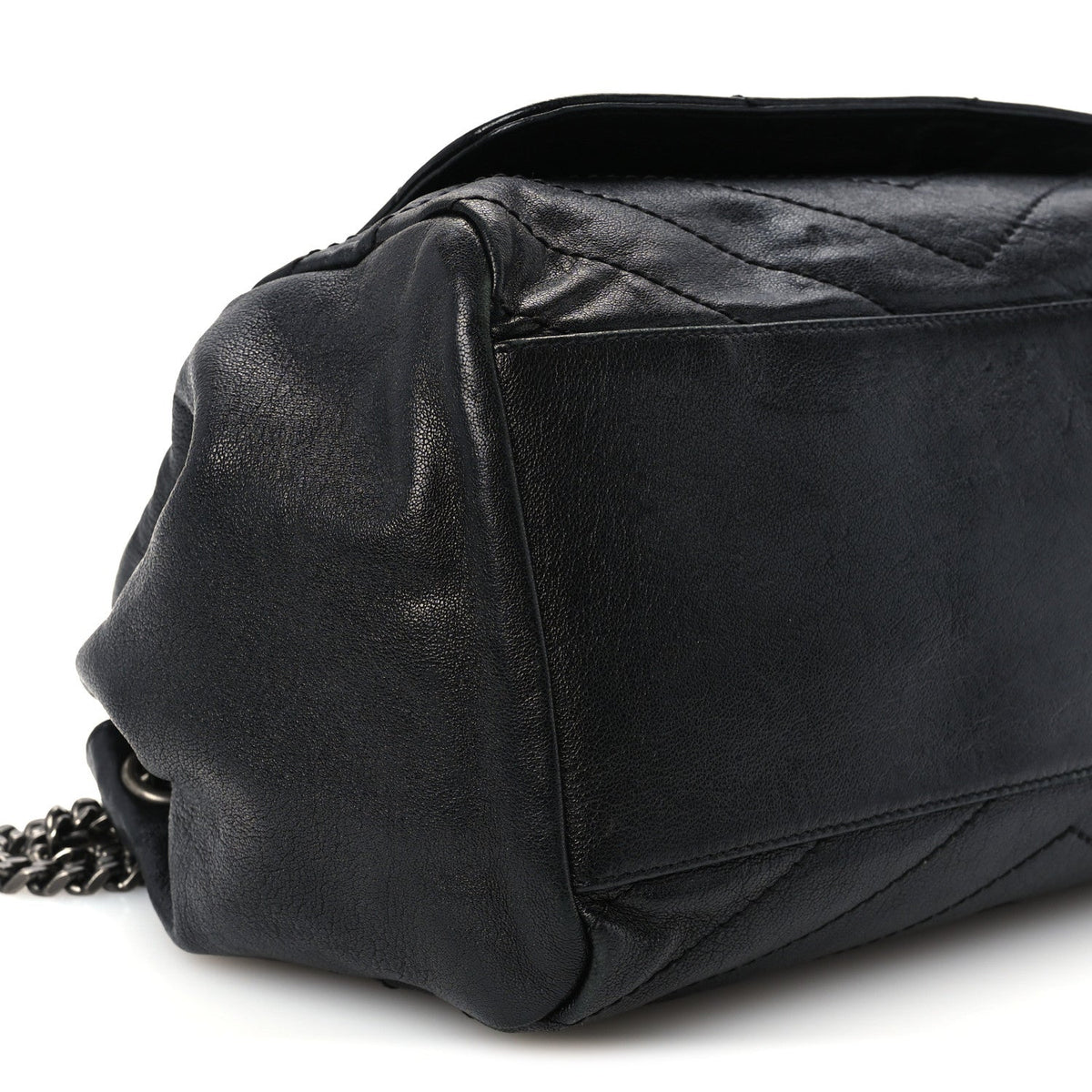 Medium Lambskin Handbag - Black