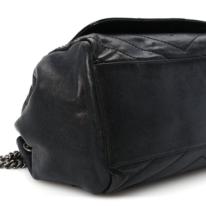 Medium Lambskin Handbag - Black