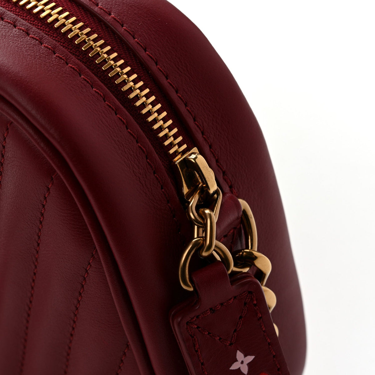 Calfskin Crossbody Bag - Red