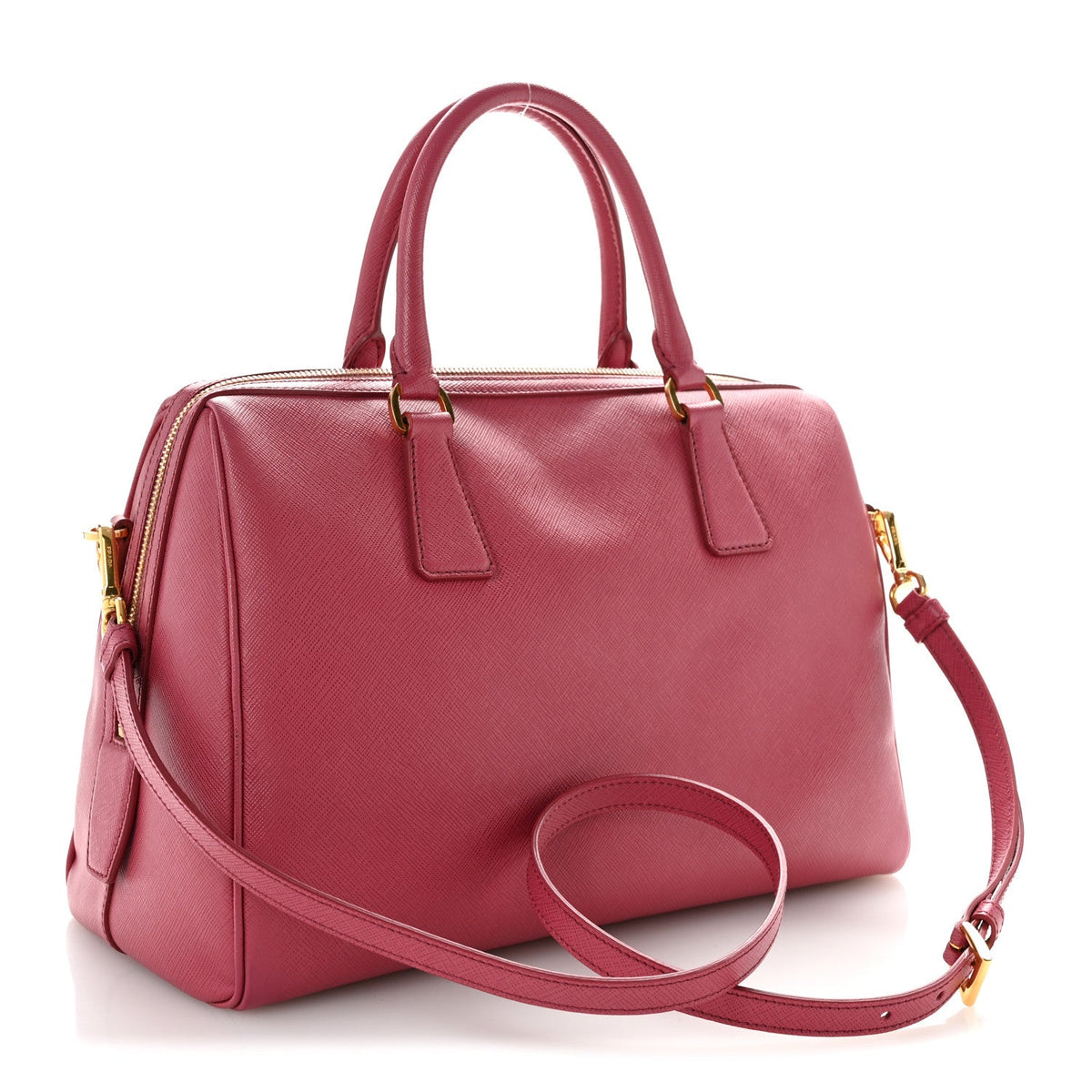 Saffiano Lux Bowler Peonia Handbag