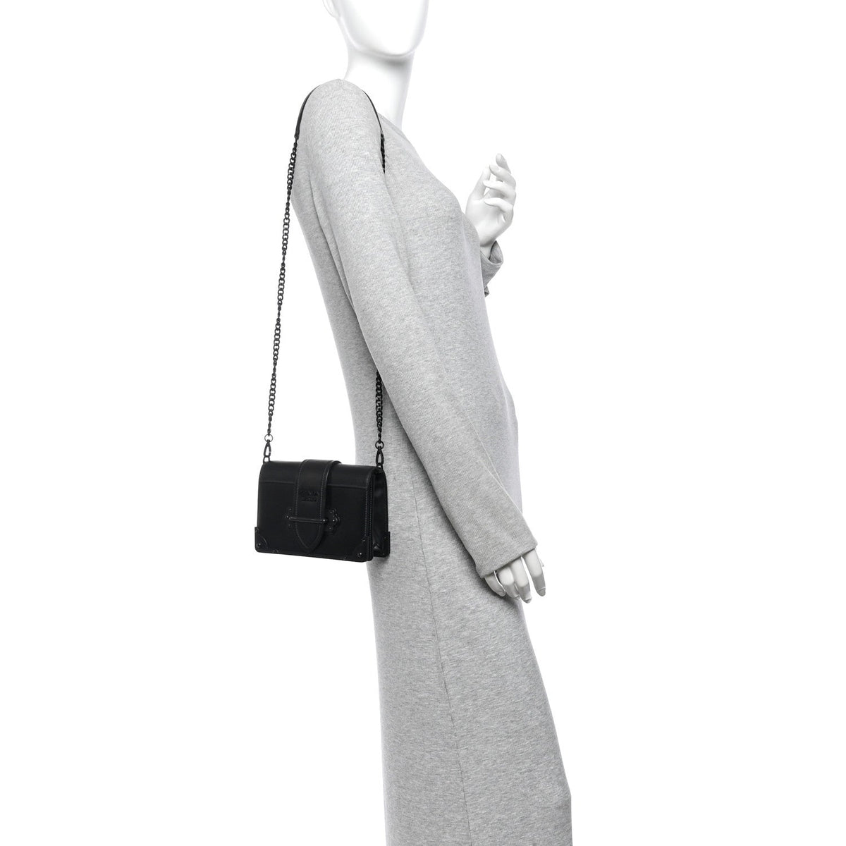 Calfskin Handbag - Black