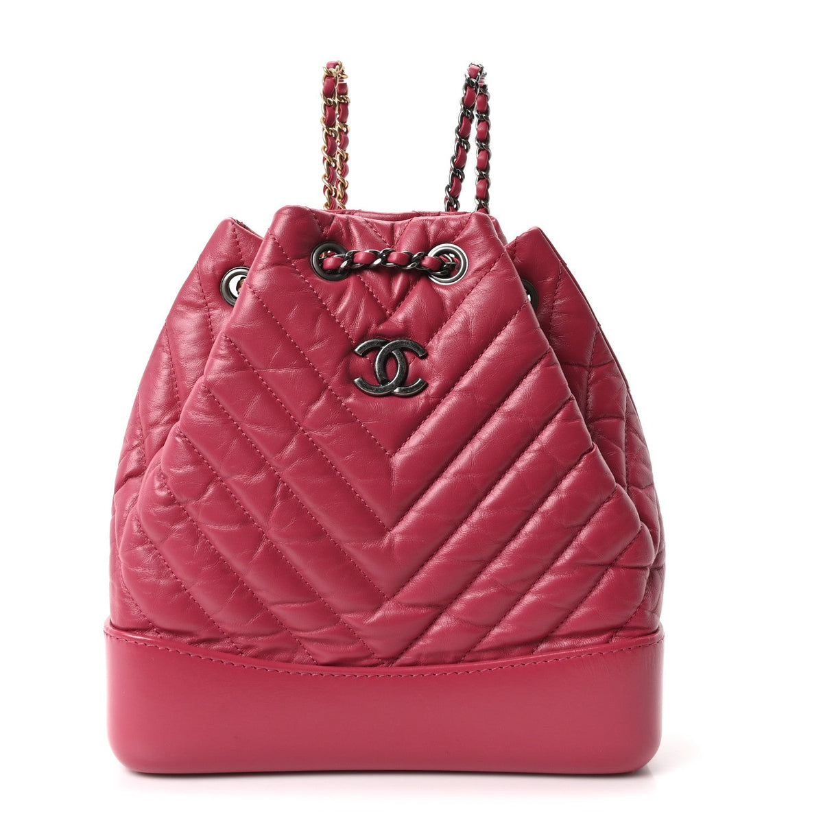 Small Quilted Calfskin Backpack - Pink