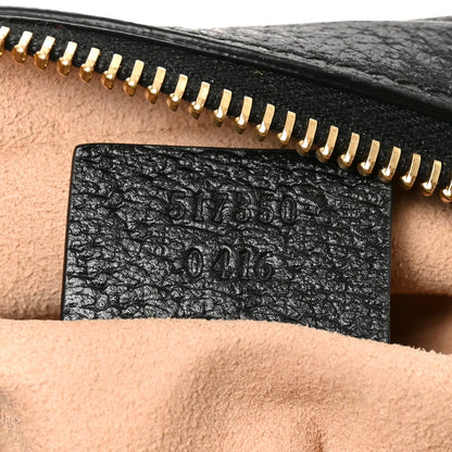 Mini Calfskin Shoulder Bag - Black