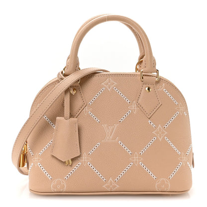 Empreinte Bi-Color Alma Bb Hazelnut Handbag