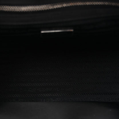Nylon Nappa Tote Bag - Black